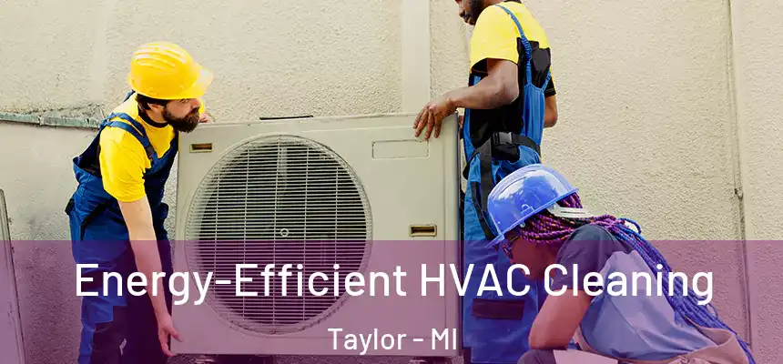  Energy-Efficient HVAC Cleaning Taylor - MI
